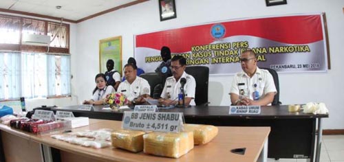 Modus Baru Penyelundupan Narkoba Diungkap Polda Riau, Ini Tempat Simpan 29 Kg Sabu dan 40.000 Ekstas